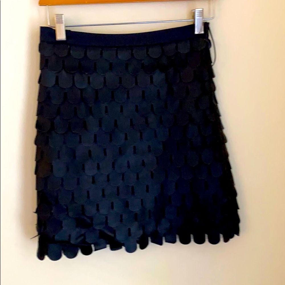 548 faux leather mini skirt